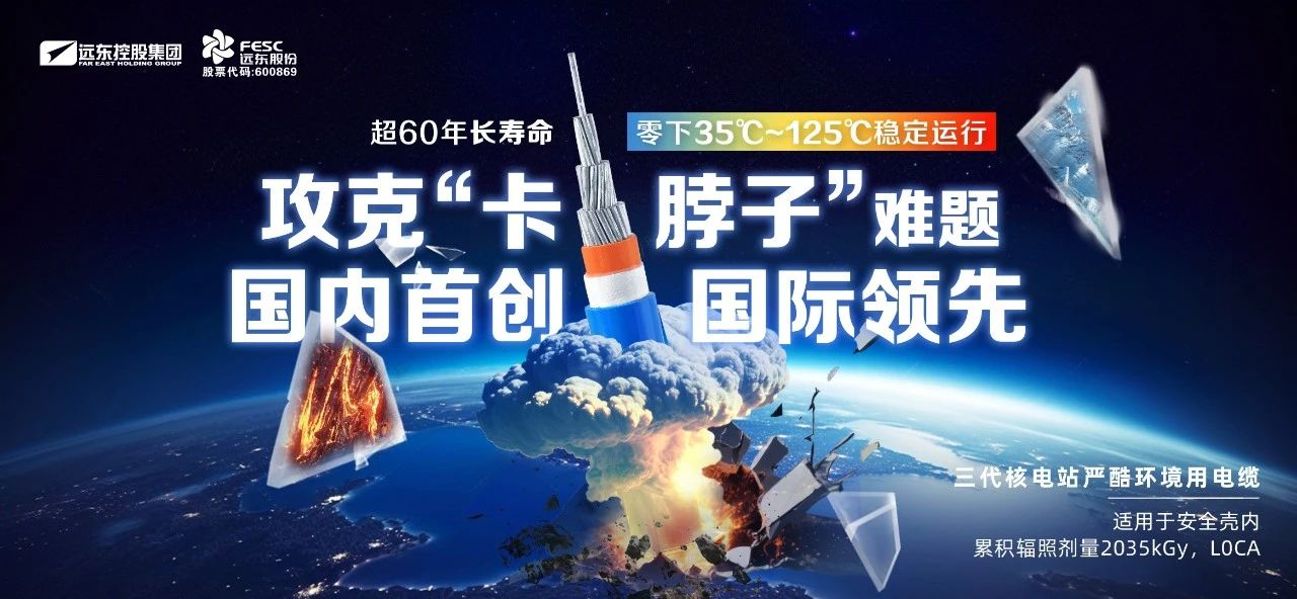 遠(yuǎn)東電纜40年硬核巨獻(xiàn) Vol.4 | 全系列核級電纜